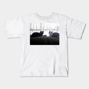 Cats on a couch Kids T-Shirt